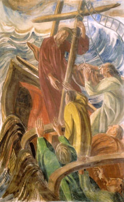 Fresco: "Christ Stilling The Storm"